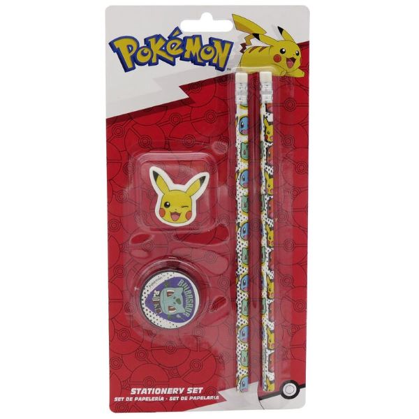 POKEMON Set di cancelleria (4pz) In Blister